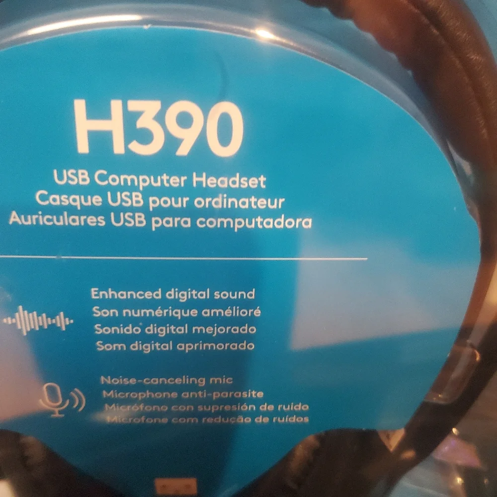 New Logitech USB computer headset